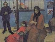 The Sudio of Schuffenecker or The Schuffenecker Family (mk07), Paul Gauguin